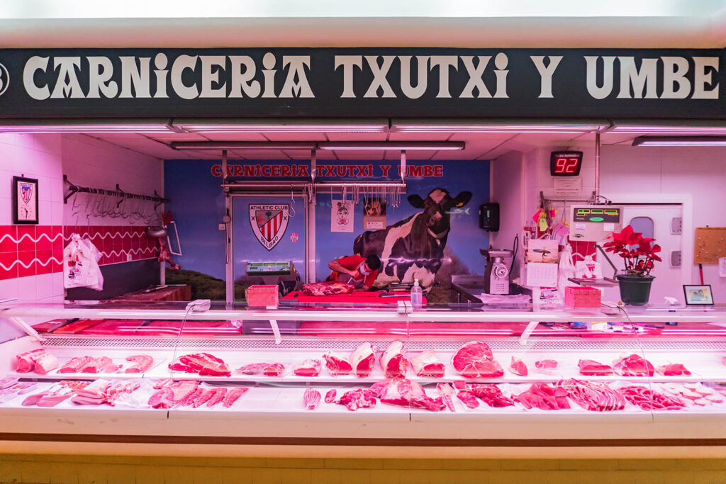 Carnicería Txutxi en el Mercado de Deusto