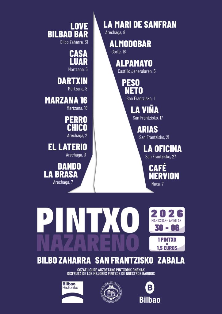 Ruta del pintxo nazareno 2026