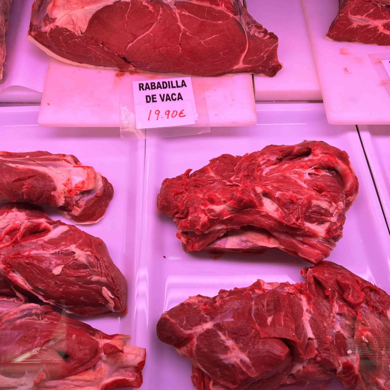 Carnicería Jesús del Campo en el Mercado de la Ribera