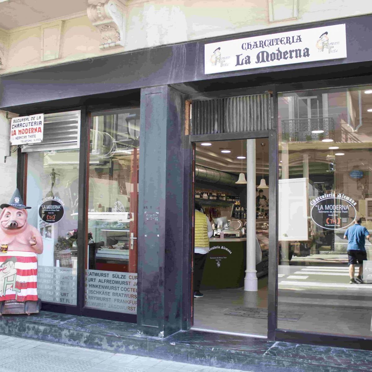 Charcutería la Moderna de Hermann Thate, especializada en productos alemanes