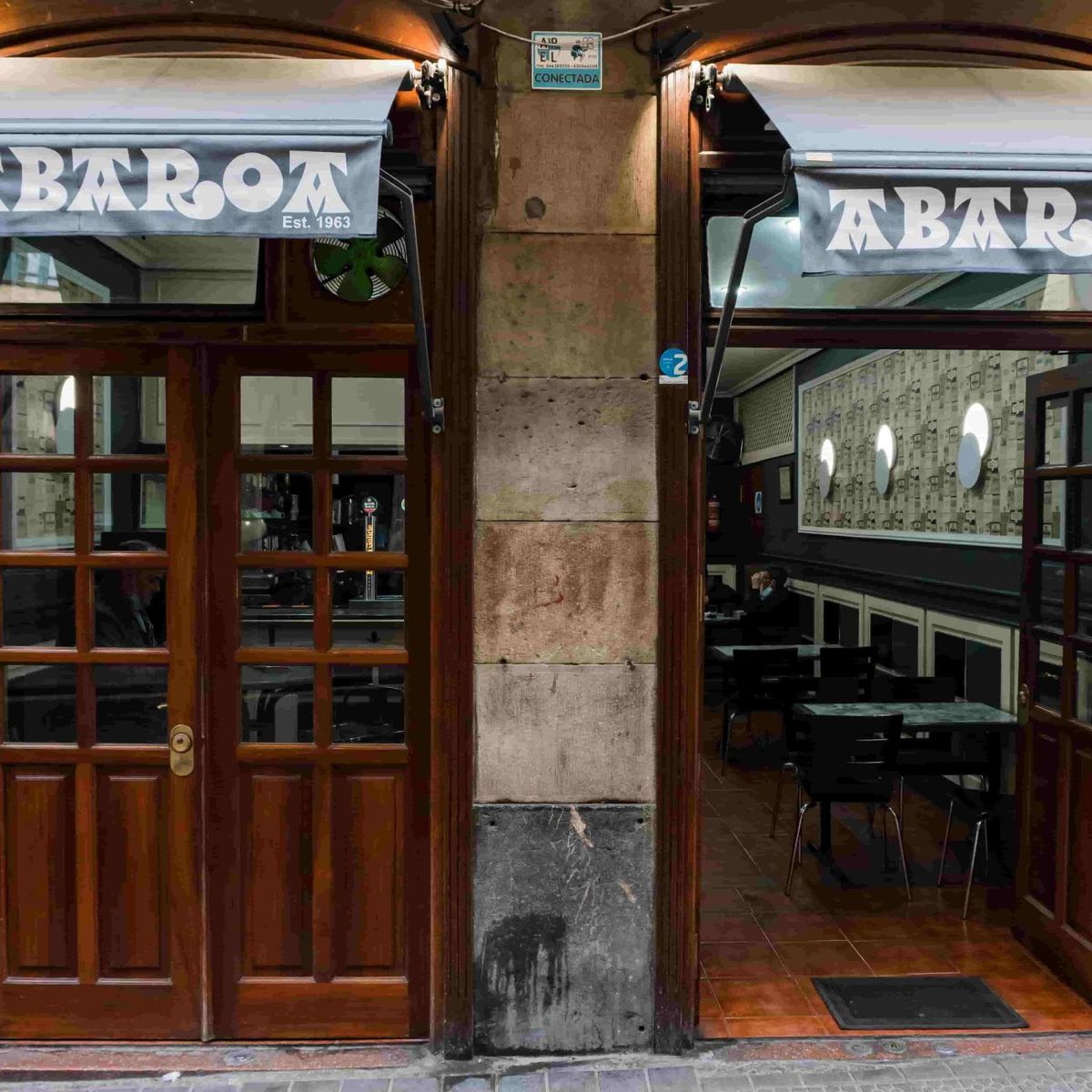 Bar Abaroa en el Casco viejo de Bilbao