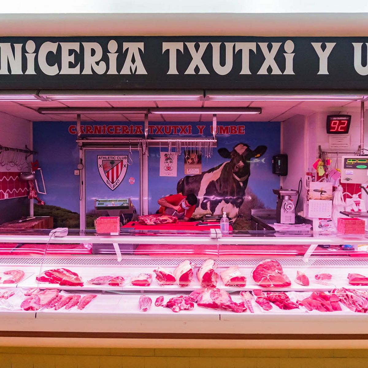 Carnicería Txutxi en el Mercado de Deusto