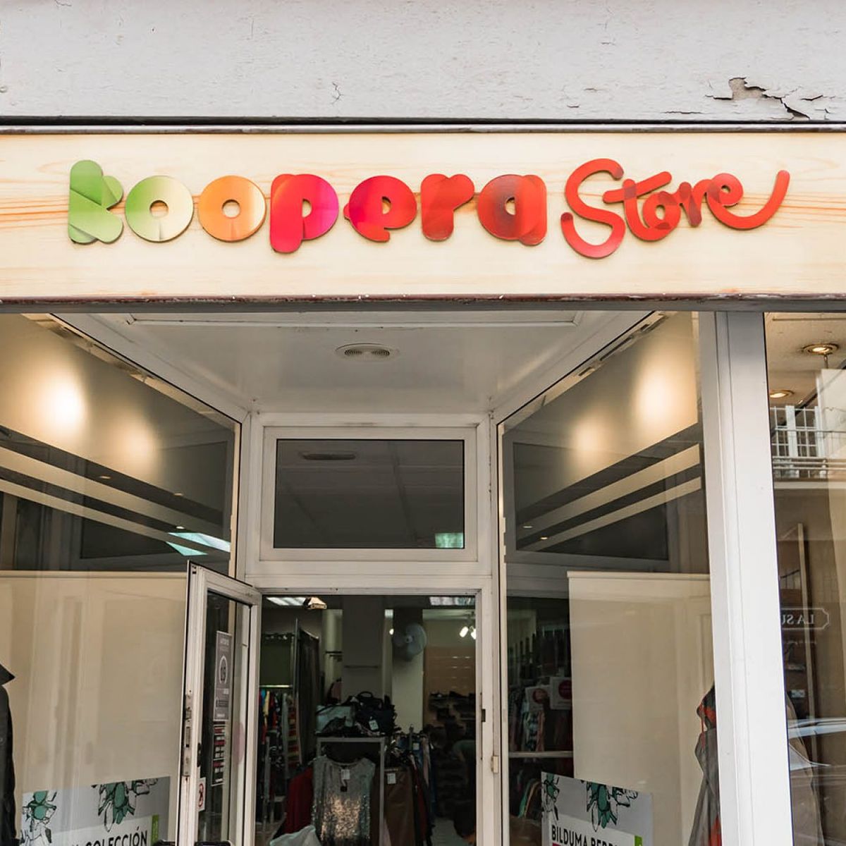 Koopera Store, ropa sostenible en Bilbao