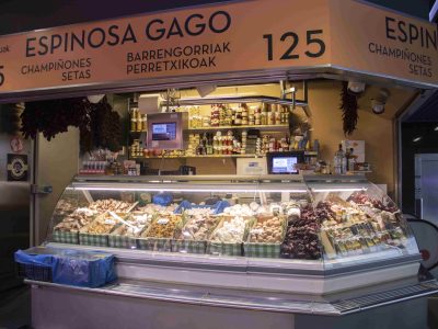 Setas y champiñones Espinosa Gago en el Mercado de la Ribera