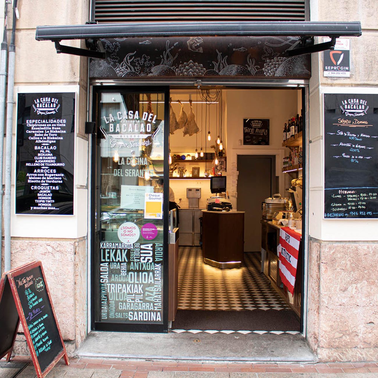La casa del bacalao, comida preparada para llevar en Bilbao