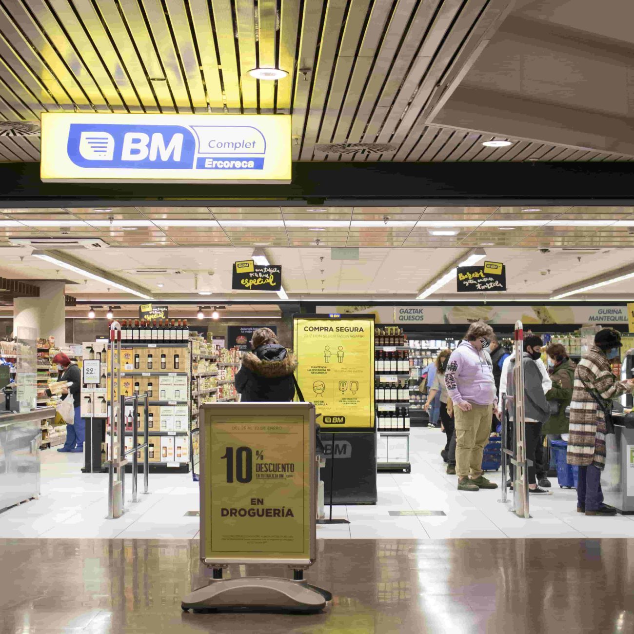 Supermercado BM en Bidarte, Bilbao
