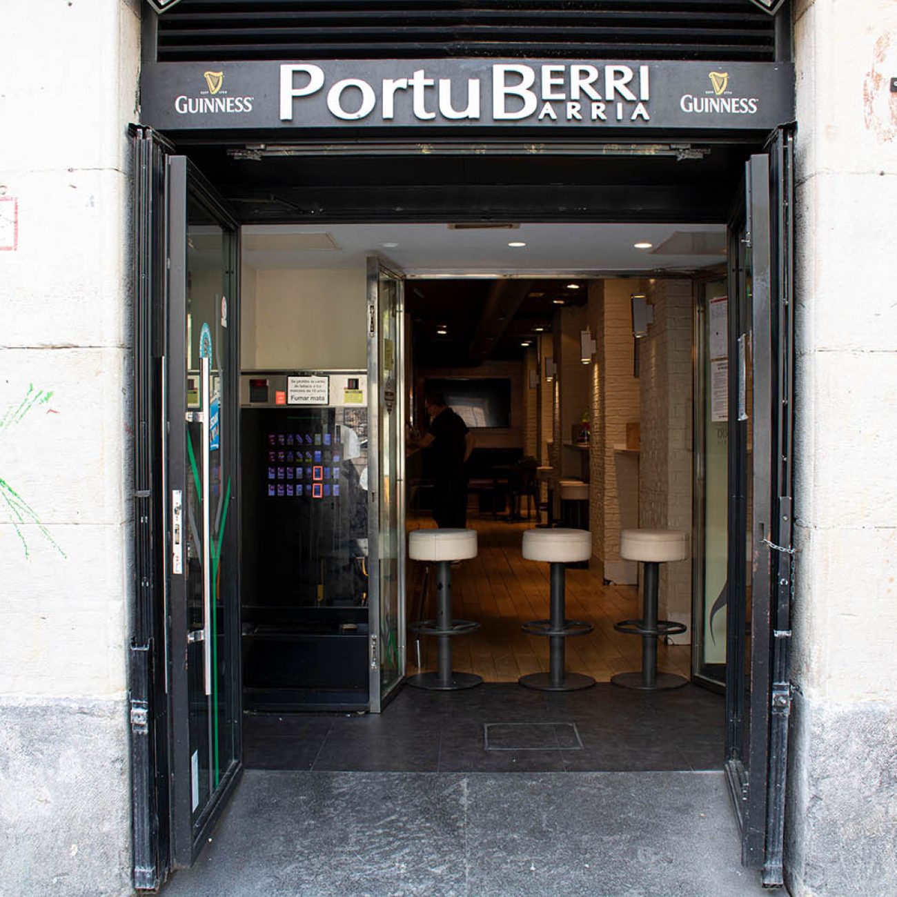 Bar Portuberri Barria en el Casco Viejo de Bilbao