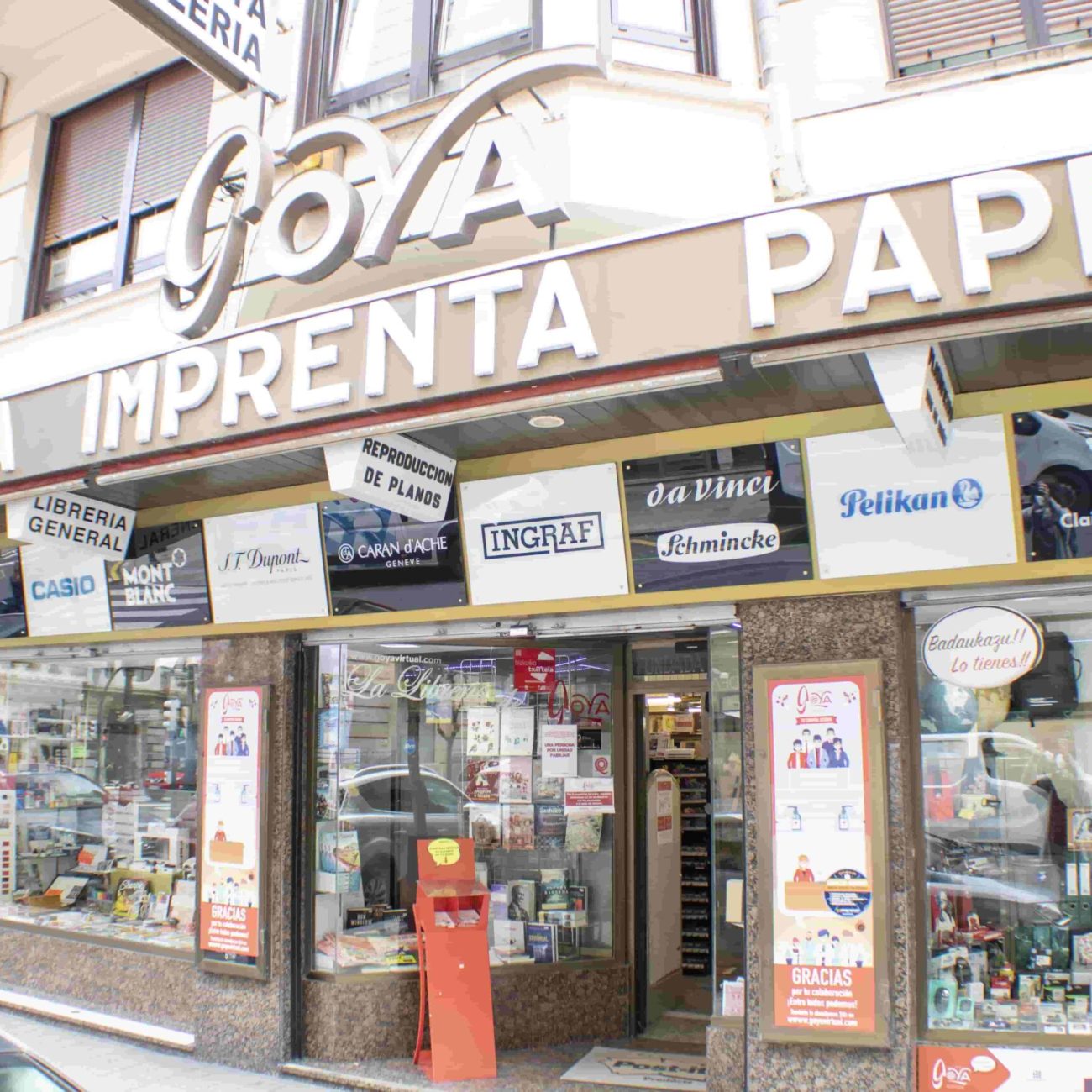 Centro reprográfico Goya en Bilbao