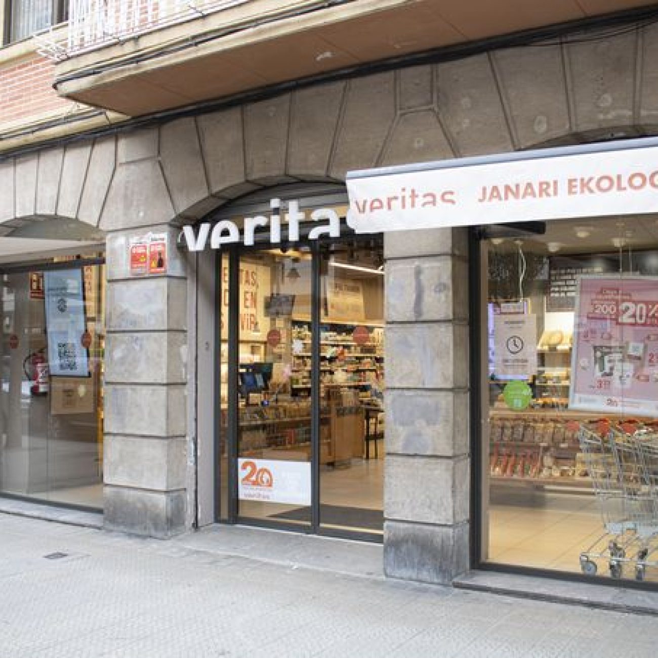 Veritas, supermercado ecológico en Bilbao